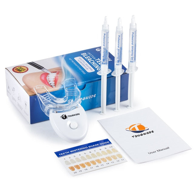 AT-HOME TEETH WHITENING ALL-IN-ONE KIT